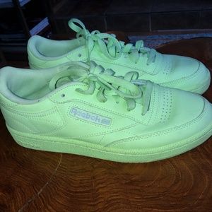 Lime Green Reebok Sneakers!